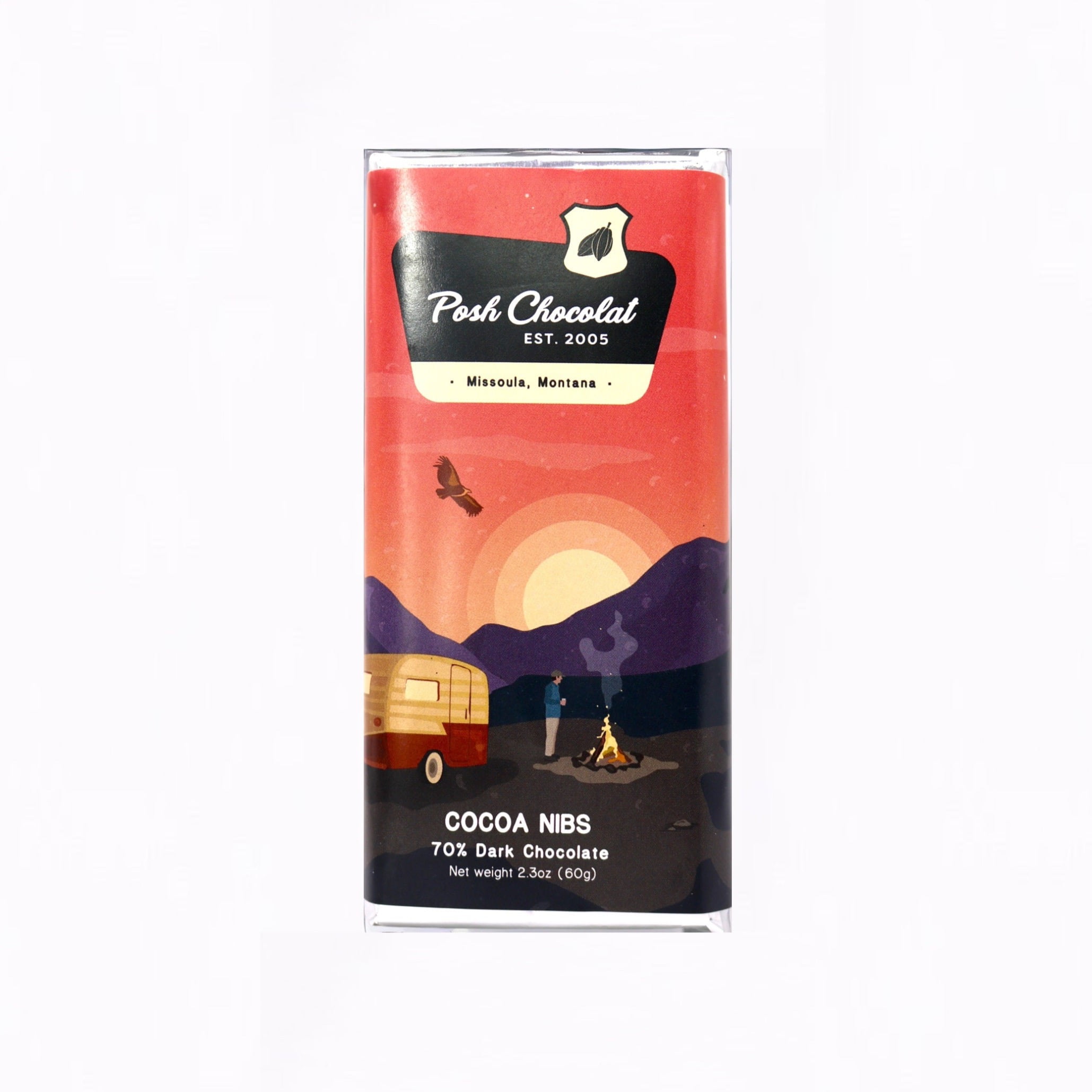 Posh Chocolat National Park Chocolate Bars, 8-Pack, 19oz