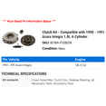 thumbnail image 2 of Clutch Kit - Compatible with 1990 - 1991 Acura Integra 1.8L 4-Cylinder, 2 of 2