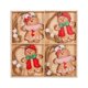 thumbnail image 1 of 12 adornos colgantes navideños de madera. estilo B, 1 of 9