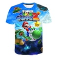 thumbnail image 1 of Camiseta con estampado 3d de Super Mario para niños y niñas, camisetas de verano, regalo para fanáticos de los jugadores, 1 of 1