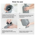 thumbnail image 6 of Silensys Hot Water Bottle Bag for Pain Relief Hot Compress Hand Feet Warmer for Menstrual Cramps 2L 2 Pack, 6 of 10