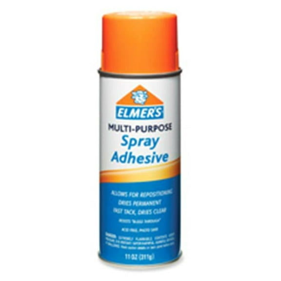 Elmerft.s Products Inc Spray Adhesive- Multipurpose- Acid-free- 11 oz.- Clear
