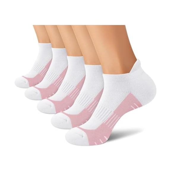 Eryueer Ankle Socks for Women - Athletic Low Cut Running Cushioned Socks (3-5 Pairs)