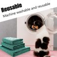 thumbnail image 2 of Revestimientos para jaulas, almohadillas reutilizables para entrenamiento de perros, almohadilla absorbente lavable, alfombrilla ordenada para ropa de cama para animales pequeños, cobayas, hámsteres, 2 of 5