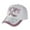 White, variant on Breast Cancer Awareness Hat for Women, Embroidered Pink Ribbon 3D Logo Baseball Cap