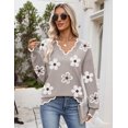 thumbnail image 4 of Zeagoo Women's Fall Sweater Casual Long Sleeve Lightweight Ribbed Knit Pullover Sweaters Dressy Casual Tops, 4 of 6