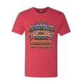 thumbnail image 2 of Wild Bobby, American By Birth Christian By Choice USA Flag Inspirational/Christian Mens Premium Tri Blend T-Shirt, Vintage Red, Large, 2 of 3