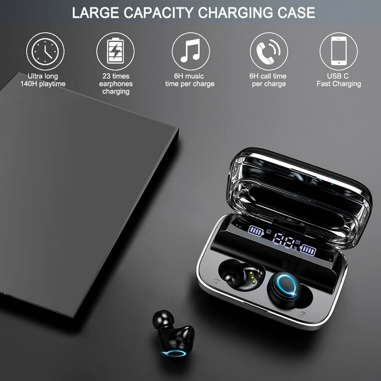 Motast Earbuds Bluetooth 5.3 Earbuds 140H Playtime Headphones HD Stereo Noise Cancelling Earphones in Ear