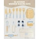 thumbnail image 4 of Set de cocina de madera para niños Biticolor, 15 piezas, kit Montessori, 4 of 6