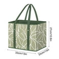 thumbnail image 2 of JingChun Heavy Duty Reusable Shopping Tote Bags W/Long Handles, Foldable & Collapsible, for Kitchen, Picnic, 2 of 5