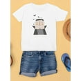 thumbnail image 3 of Cute Funny Vampire Relax T-Shirt Juniors -Image by Shutterstock,  x-Small, 3 of 4