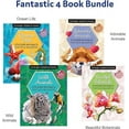 thumbnail image 3 of Sticker by Number Book Set for All Ages, Sticker Mosaics for Fun and Relaxation, Sticker Books for Adults Material Paper with Tear-Out Pages Featuring Animals, Ocean Life, and Plants (Set of 4 Books), 3 of 6