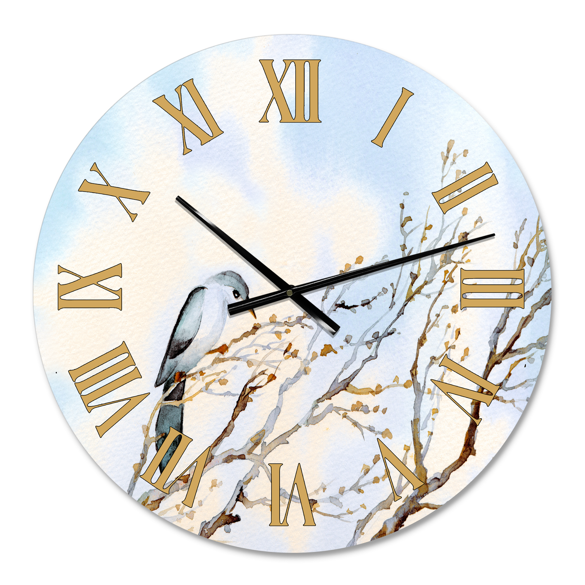 Designart 1 in Traditional Wall Clock