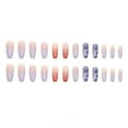 thumbnail image 1 of Gradient Colored Fake Nails with Premium And Delicate Ornament for Nail Technician Daily Use Glue, 1 of 3