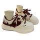 thumbnail image 3 of Zapatilla de deporte para niña, cómoda, transpirable, con cordones, diseño, suela de goma, PU Artificial, zapatos casuales de verano para uso diario, 3 of 8