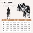 thumbnail image 4 of Salouo Skeleton Wave Artwork Pattern Women's Pajamas Set Long Sleeve Button Down Sleepwear Soft Pj Lounge Sets for women 2 Piece Pjs Set with Long Pants-X-Large, 4 of 7