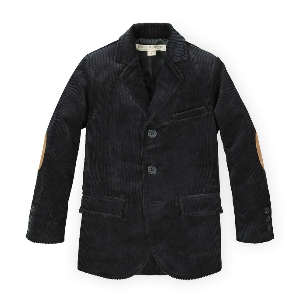 Hope & Henry Boys' Corduroy Blazer with Elbow Patches