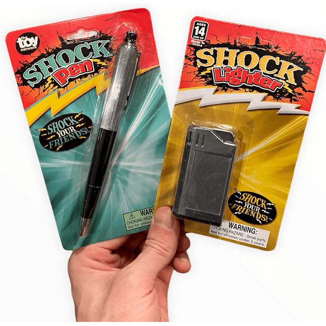 2 NEW SHOCK ITEMS COMBO 1 LIGHTER & 1 INK PEN SHOCKING GaG Gift Prank Joke