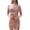 Pink, variant on ICHUANYI Womens Elegant New Trending Turtleneck Long Sleeve Solid Color Shirring Sheath Dress Spring Summer Clothing