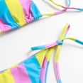 thumbnail image 4 of BadyminCSL Swimwear Swimsuits Cover Up for Women Ladies, Women Leaves Print Bandage Bikini Set Push-Up Brazilian Swimwear Beach Swimsuit, 4 of 7