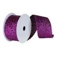 thumbnail image 1 of Vickerman Q154016 Purple Woven Metallic Ribbon, 4 in., 1 of 1