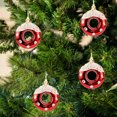thumbnail image 6 of PEIBang 4Pcs Donut Christmas Ornament Set,Candy Donut Hanging Ornaments Xmas Tree Pendant for Holiday Party Supplies, 6 of 6