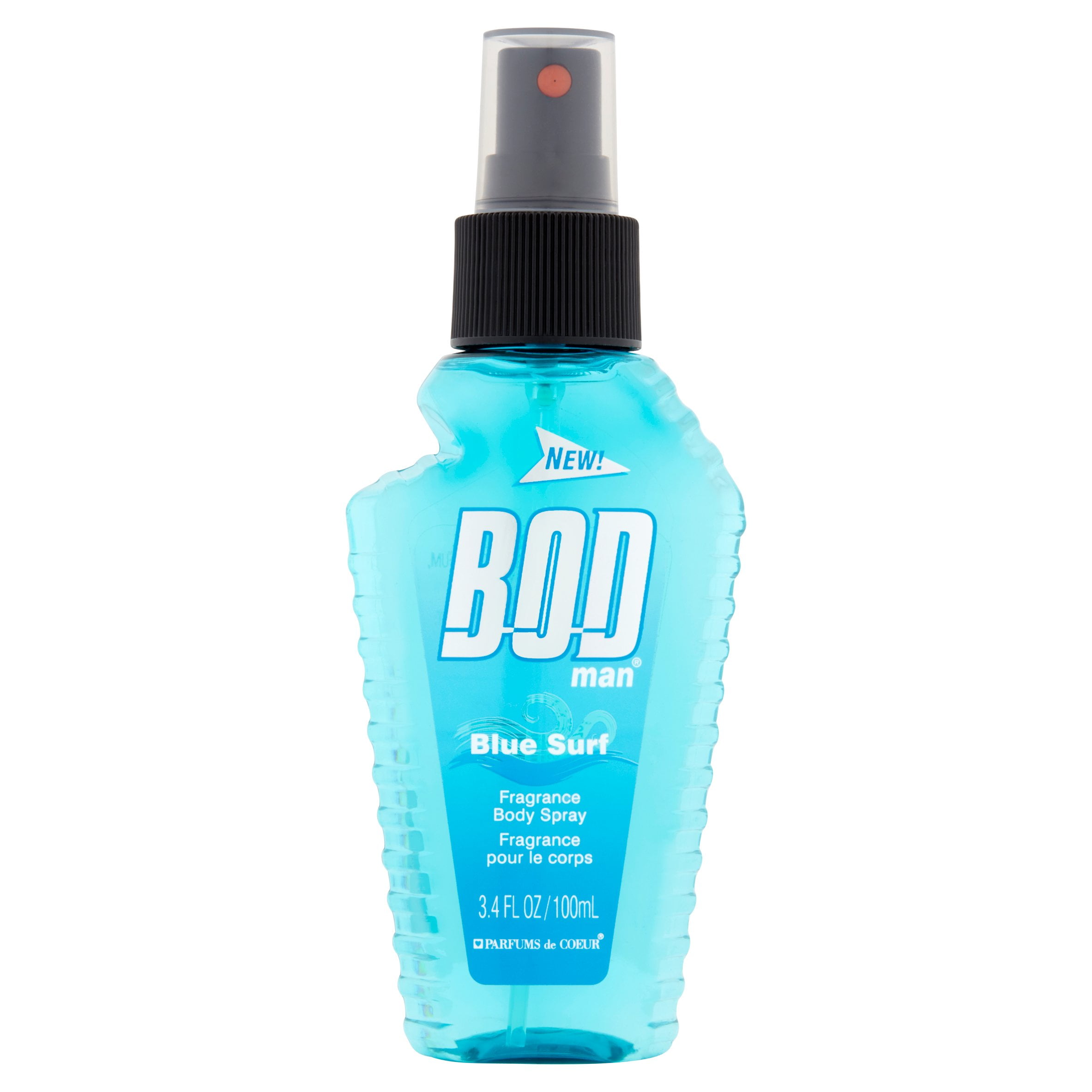 BOD Man Blue Surf Unisex Body Spray, 3.4 Oz