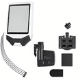 thumbnail image 1 of 2.36" HD Screen Wireless Bike Odometer with 18 Functions - Waterproof, Backlit, Auto Wake-Up, Accurate Speed/Temperature Tracking - White with Standard Mount for Outdoor Cycling, Hiking, Climbing, 1 of 6