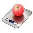 thumbnail image 3 of Báscula electrónica portátil con pantalla Digital, minibáscula para alimentos para hornear en la cocina, alta precisión, 10kg/22lb, Base negra, 3 of 5