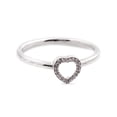 thumbnail image 5 of Authentic Puzzle Heart Frame Ring, Clear CZ 196549CZ-50 EU 5 US, 5 of 5