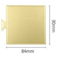 thumbnail image 1 of 100pcs Practical Cake Pad Multipurpose Greaseproof Mousse Cake Board Gold Paper Cupcake Mat for Home Kitchen Parties New - D, 1 of 2