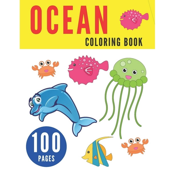 Ocean Coloring Book : Activity Books Firh Turtle Sea Marine Science Water Colouring Aquatic Wild Sea (Paperback) Ocean Coloring Book : Activity Books Firh Turtle Sea Marine Science Water Colouring Aquatic Wild Sea (Paperback)