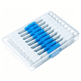 thumbnail image 3 of ACDANC 270 Pcs Dental Floss Picks,Floss Picks for Teeth,Soft Silicone Interdental Brush,Toothpicks Dental Brush,Tooth Flossing Picks with Case,Disposable for Teeth Cleaning,Blue Color, 3 of 7