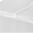 thumbnail image 3 of IRIS 15" x 6" Plastic Connecting Book and Paper Storage Container Bin, 8-Pack, Vertical Standing Plastic Book Binder Notebook File Craft Organizer Box for Office, Clear, 3 of 6
