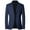 Navy, variant on JHLZHS Men's Suits Big and Tall White Men's and Winter Leisure Business Gentleman Plaid Light Jacket Suit Top Mens Suit Jacket White Green Suit Jacket Men Wedding