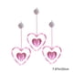 thumbnail image 3 of CaiYueKe 3 Pcs LED Curtain Lights for Bedroom Party Wedding Decoration Romantic String Lights Battery Operated Waterproof Fairy Lights Indoor Outdoor, 3 of 7
