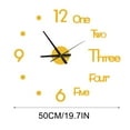 thumbnail image 3 of Summer Savings Qaailabf Large Wall Clock Watch DIY Sticker Wall Clocks Pared Home Decoration Special Living Room Home Decoration Office Shop Art Decor, 3 of 6