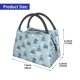 thumbnail image 2 of Disketp Cute Hippopotamus Bolsa Térmica Estampada, Bolsa Térmica Aislante para Almuerzo, Playa y Campamento, 2 of 6