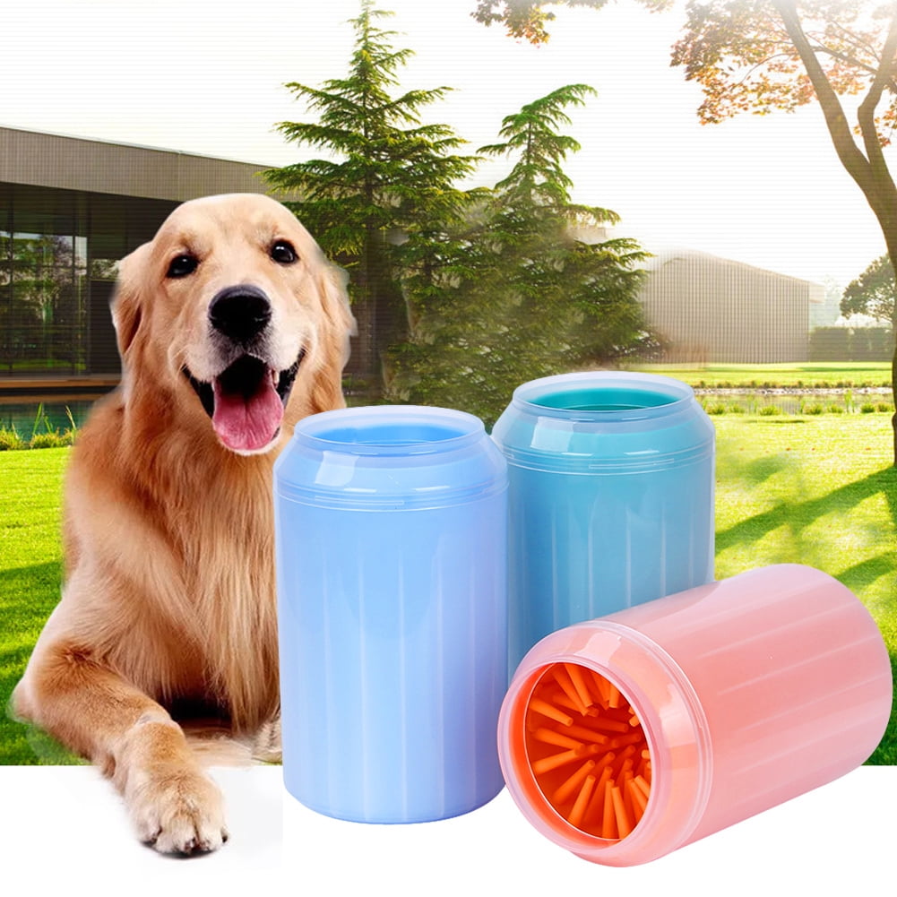 Portable Automatic Rotation Dog Paw Cleaner Pet Cleaning Brush Cup Cleaner Fashi 