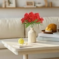 thumbnail image 4 of Flores artificiales de pensamiento de seda para decoración floral, ideales para bodas, hoteles, centros de mesa y el hogar., 4 of 5