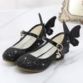 thumbnail image 5 of Gyratedream Kid Toddler Flower Girls Princess Dress Shoes Wedding Bridesmaid Shoes Party Heel Mary Jane Princess Shoes, 5 of 8