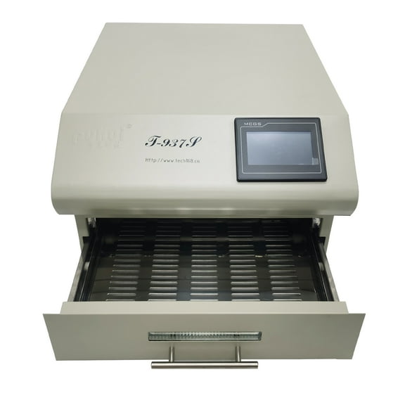 Reflow Oven Reflow Soldering Machine Infrared Hot Air Heating Soldering Machine 220V 350mmx370mm Welding Area