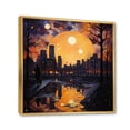 thumbnail image 2 of Designart "Harlem Renaissance Reflections Painting II" Pointillism Floater Framed Canvas Print, 2 of 7