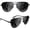 Black, variant on Polarized Aviator Sunglasses Men Women Retro Vintage Pilot Sun Glasses UV400 Protection - Pink