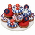 thumbnail image 2 of Spider-Man Cupcake Rings Toppers 12 Pack, 2 of 4