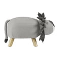thumbnail image 2 of Powell Leon the Lion Children's Stool, Indoor, Natural/Gray, 2 of 15