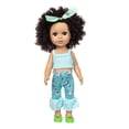 thumbnail image 1 of Juguete de simulación para bebés Doll HUOGUO, pelo rizado, 35 cm, con ropa, 1 of 1