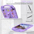 thumbnail image 3 of Aminegg Hande Stand Shockproof Case for iPad Pro 11 Inch M4 2024 Armor, Heavy Duty Cover, Purple, 3 of 12