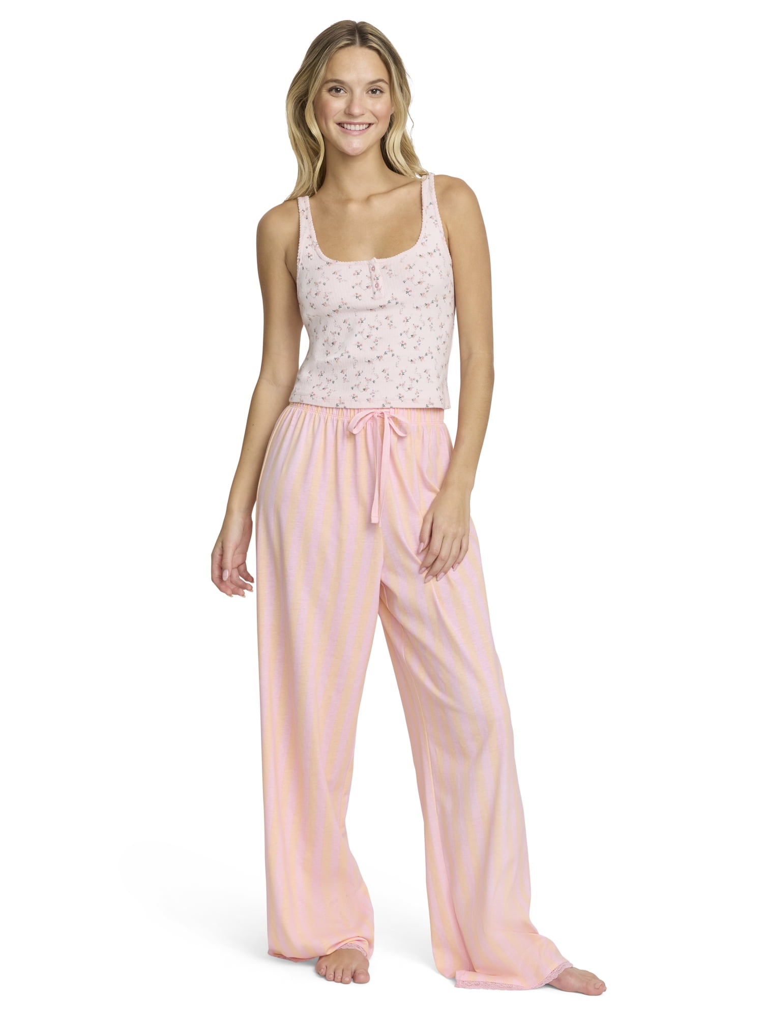 Mills by Millie Bobby Brown Women's Printed Sleep Pant w/ Lace Trim, Sizes XS-XXXL