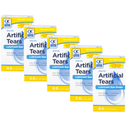 5 Pack Quality Choice Artifical Tears Sterile 0.5oz Each